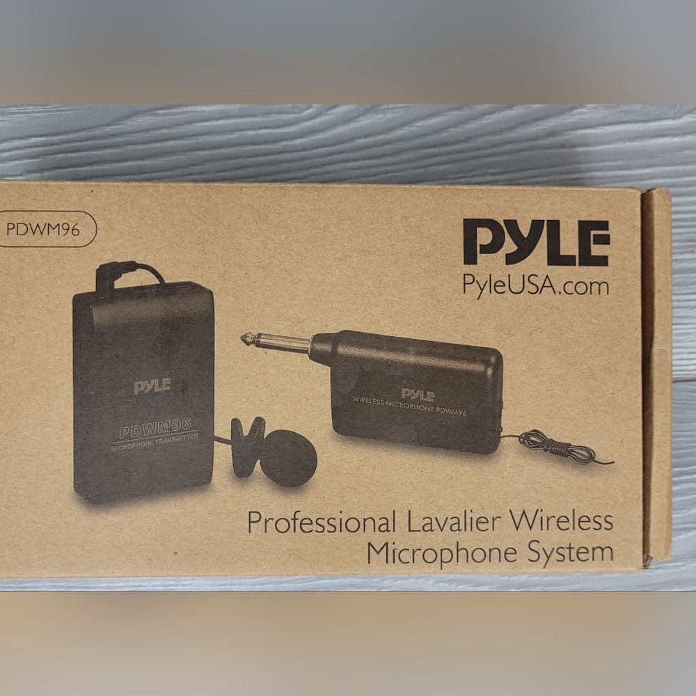 Pyle Lavalier Wireless Microphone System Model: PDWM96